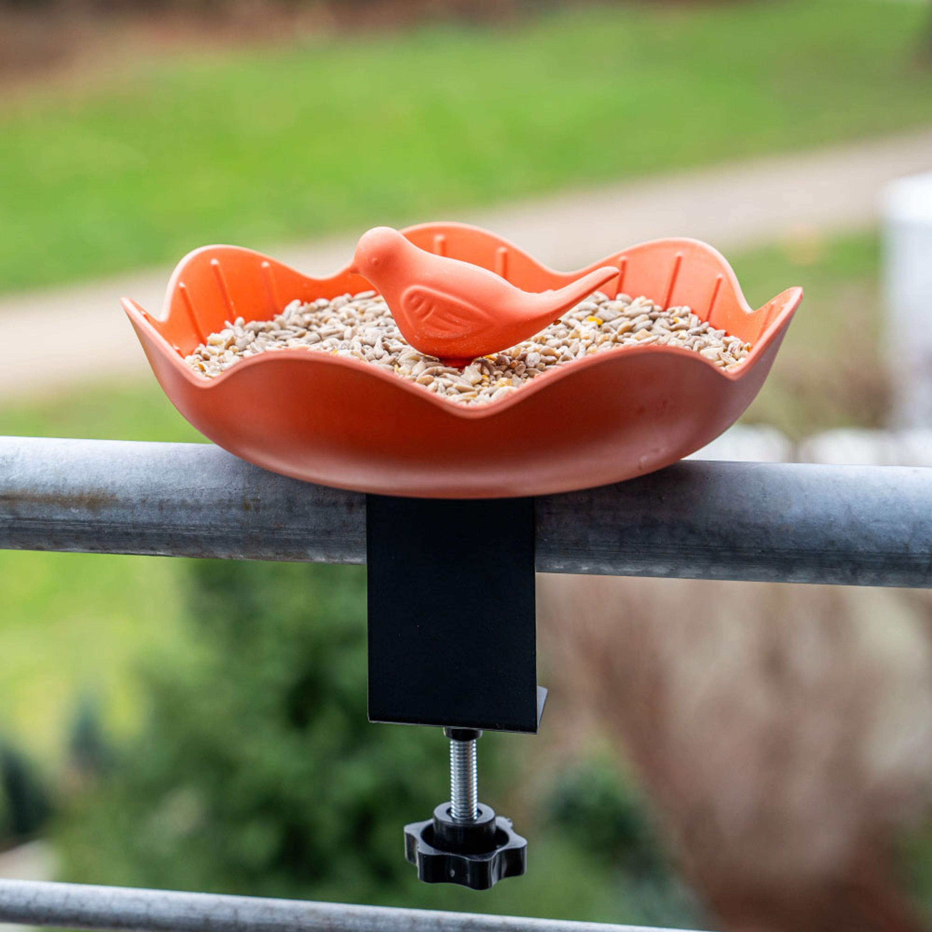 Balkon-Futterspender Balus - terrakotta | CJ Wildlife